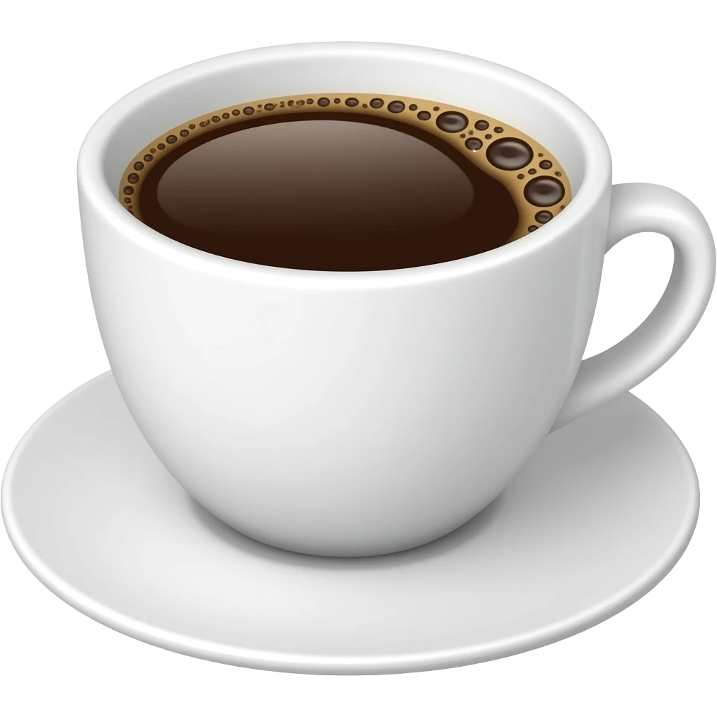 Hot coffee emoji