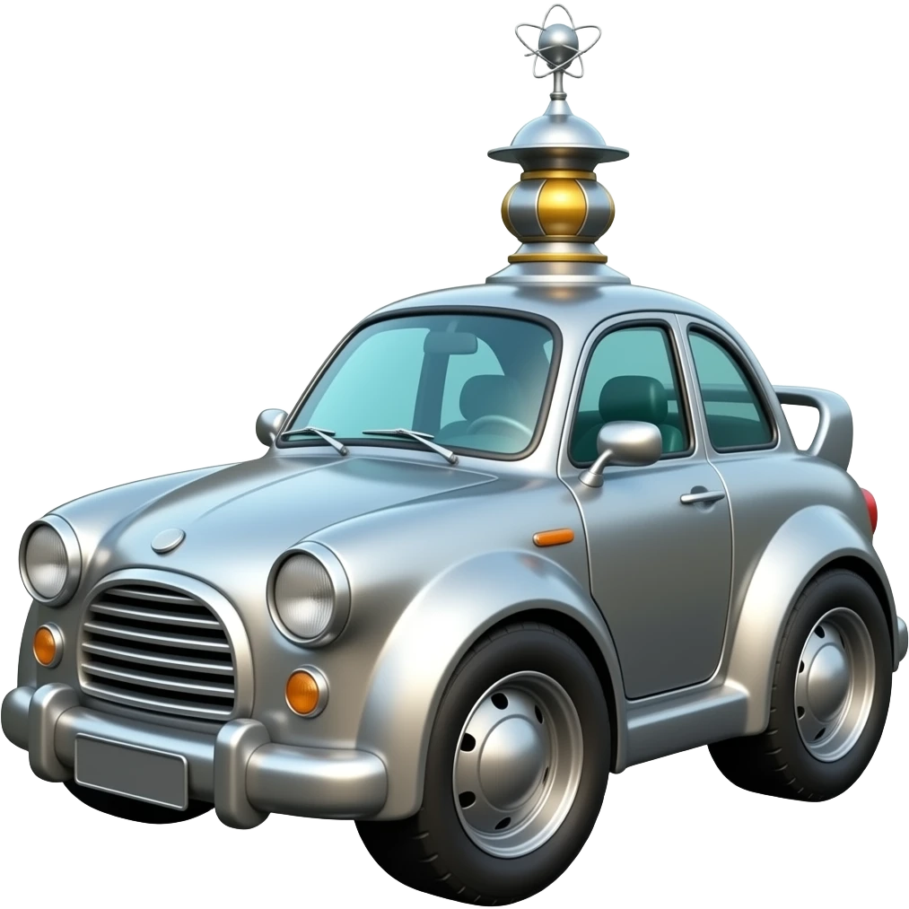 Atompunk car emoji