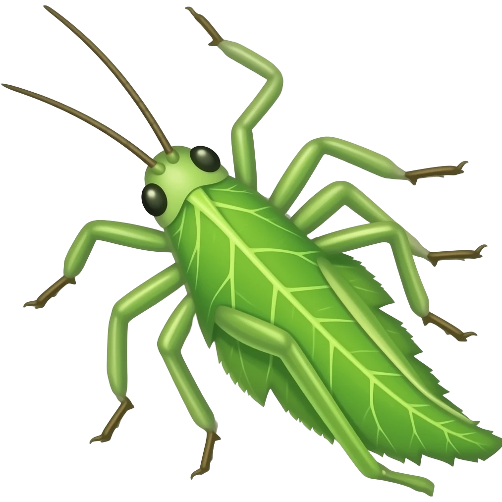 Leaf insect emoji