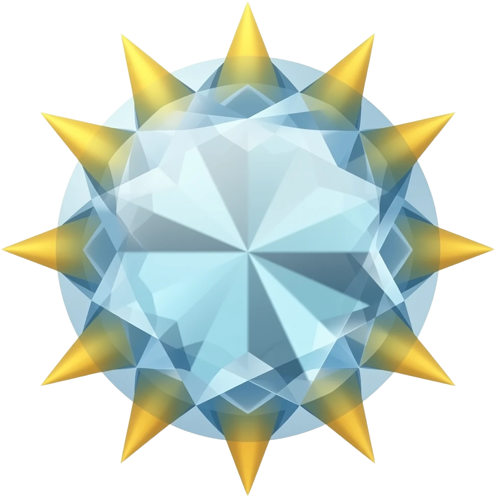 Sun gem emoji