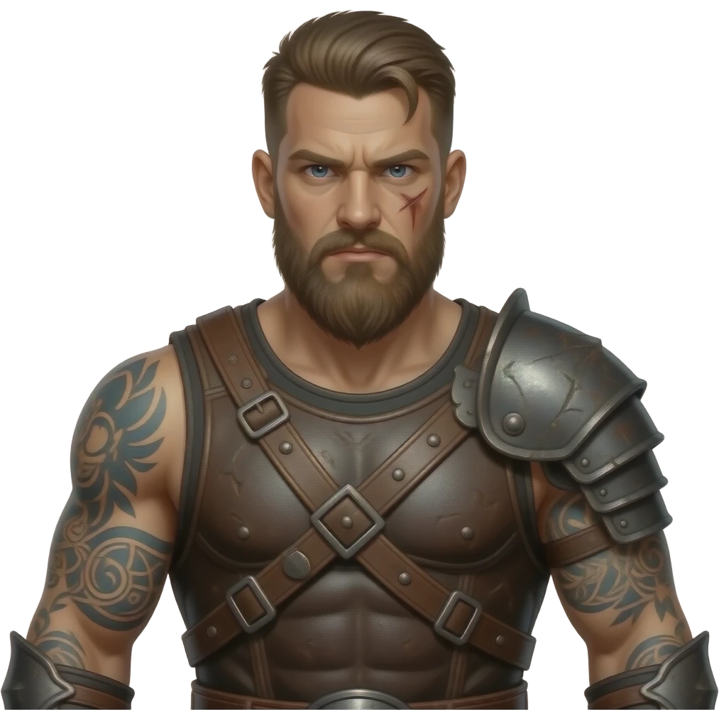 Tattooed Warrior emoji
