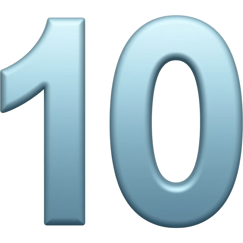 10 emoji