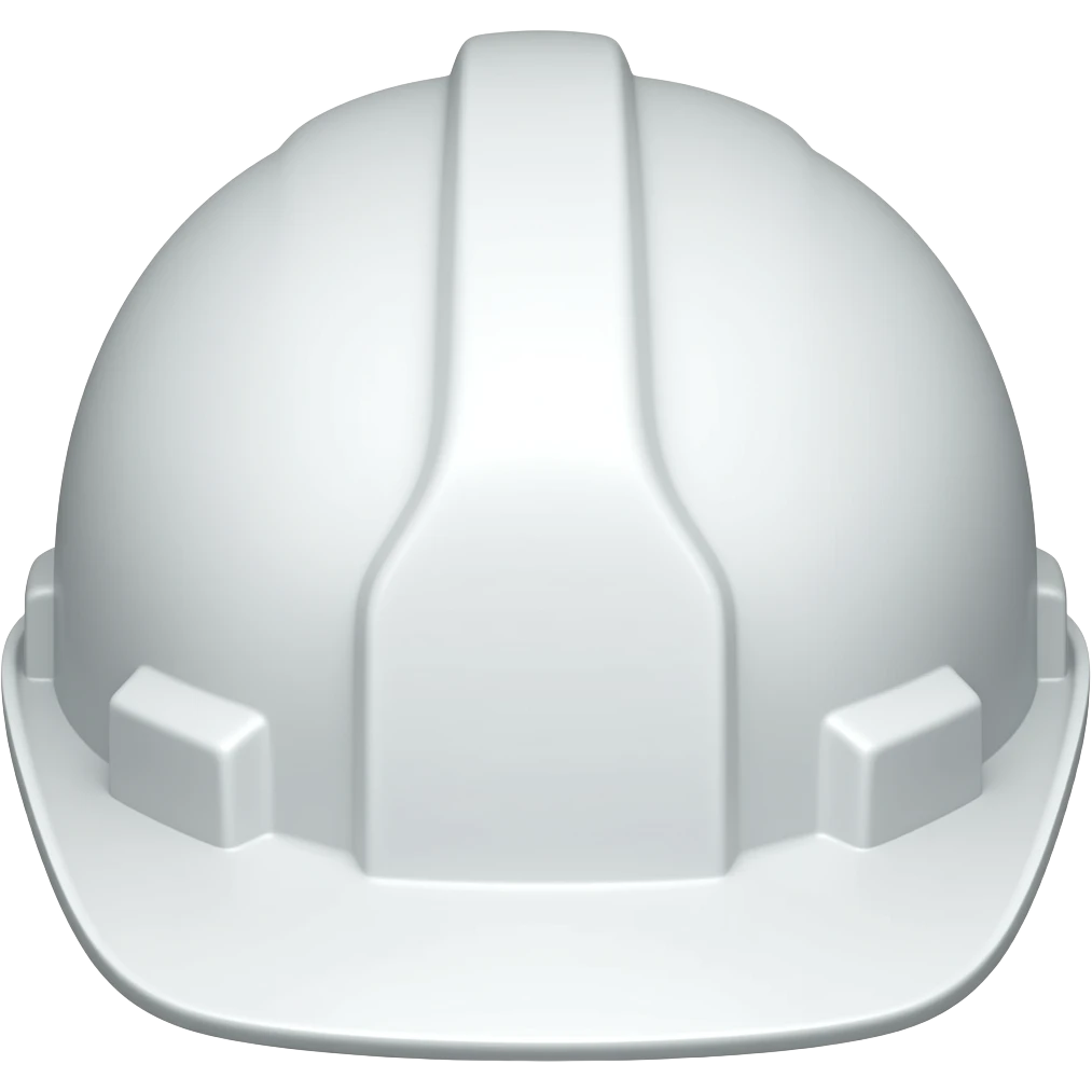 White hard hat emoji