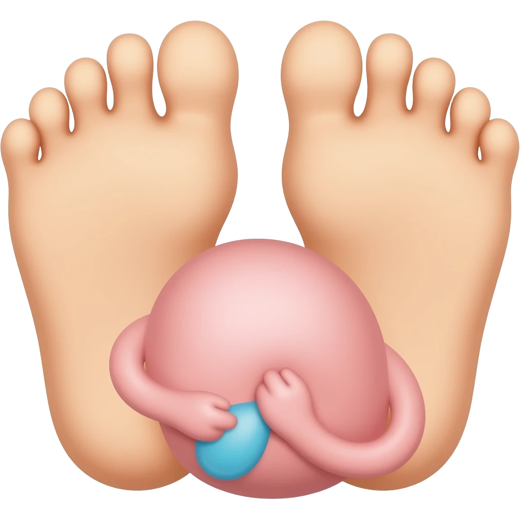 🦶🦶🫄 emoji