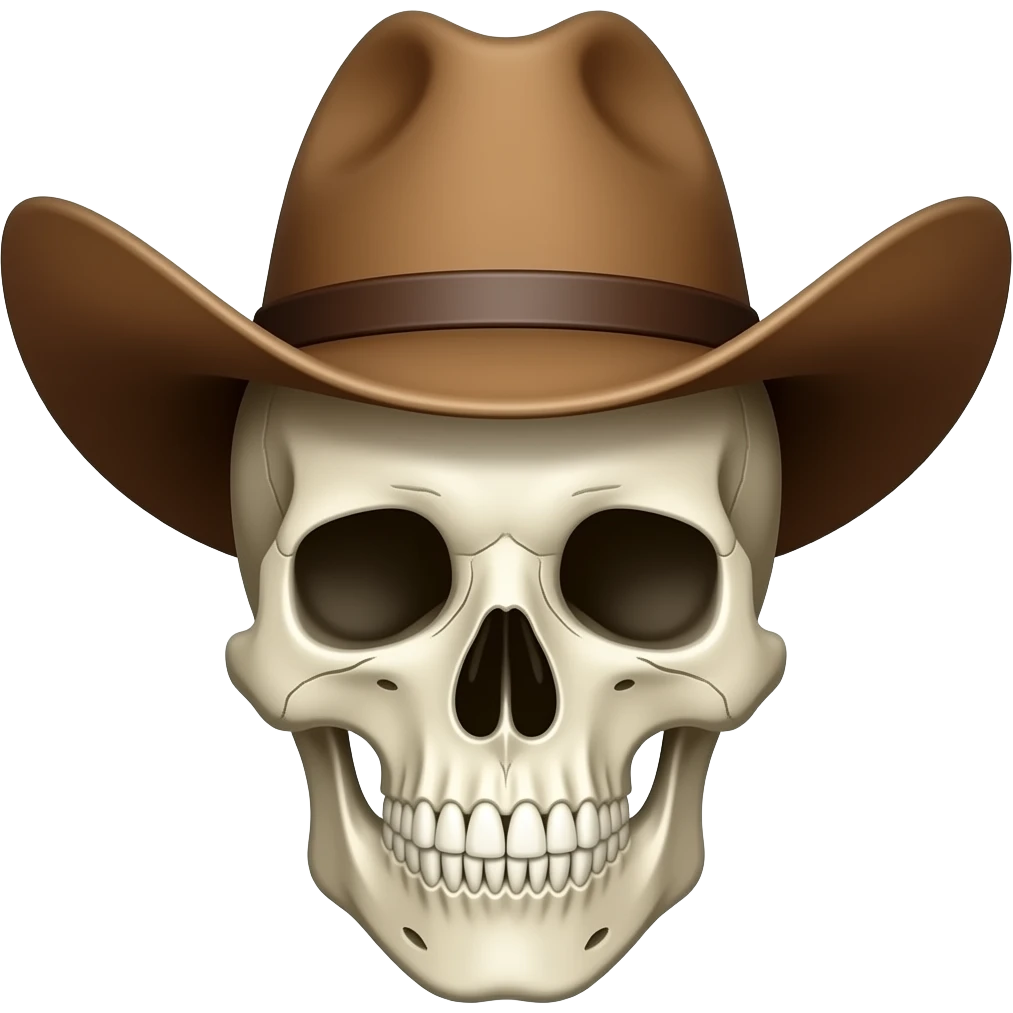 cowboy skull emoji