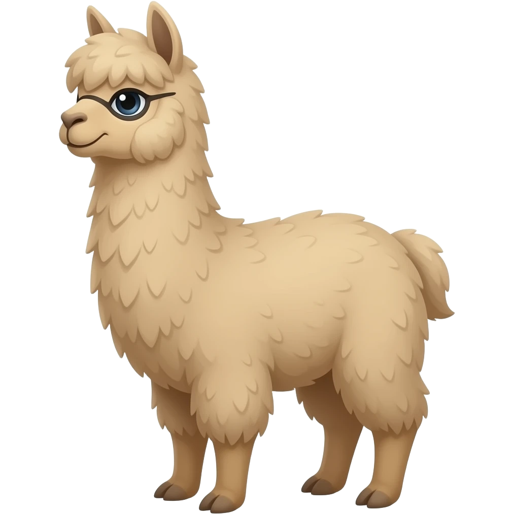 Llama Cyclops emoji