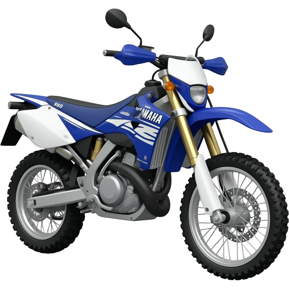 Dr650se blue dual sport emoji