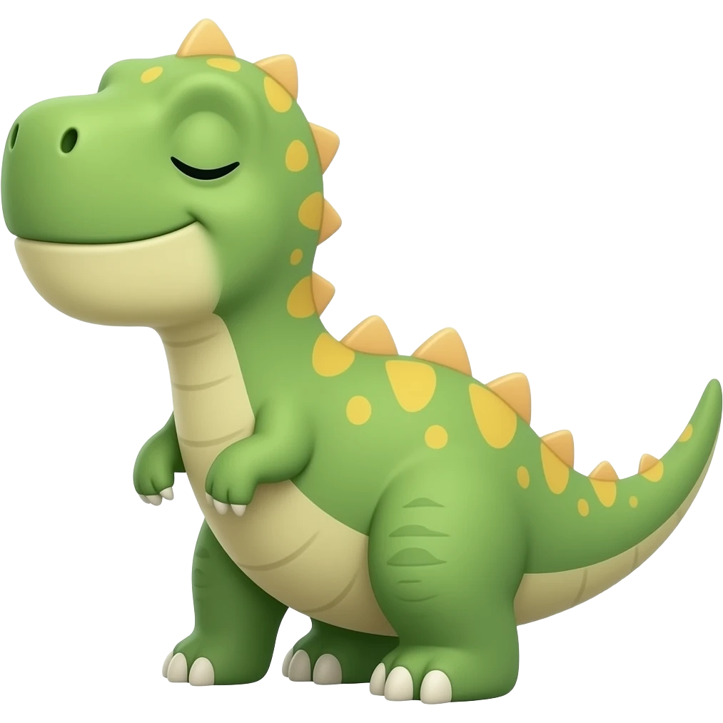 dinosaur sleepy 😴😴 emoji