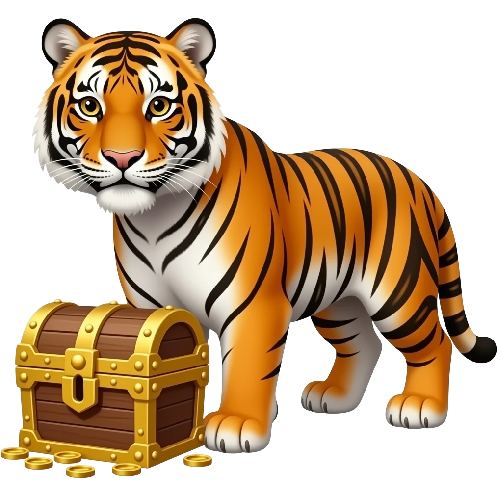 tiger treasure emoji