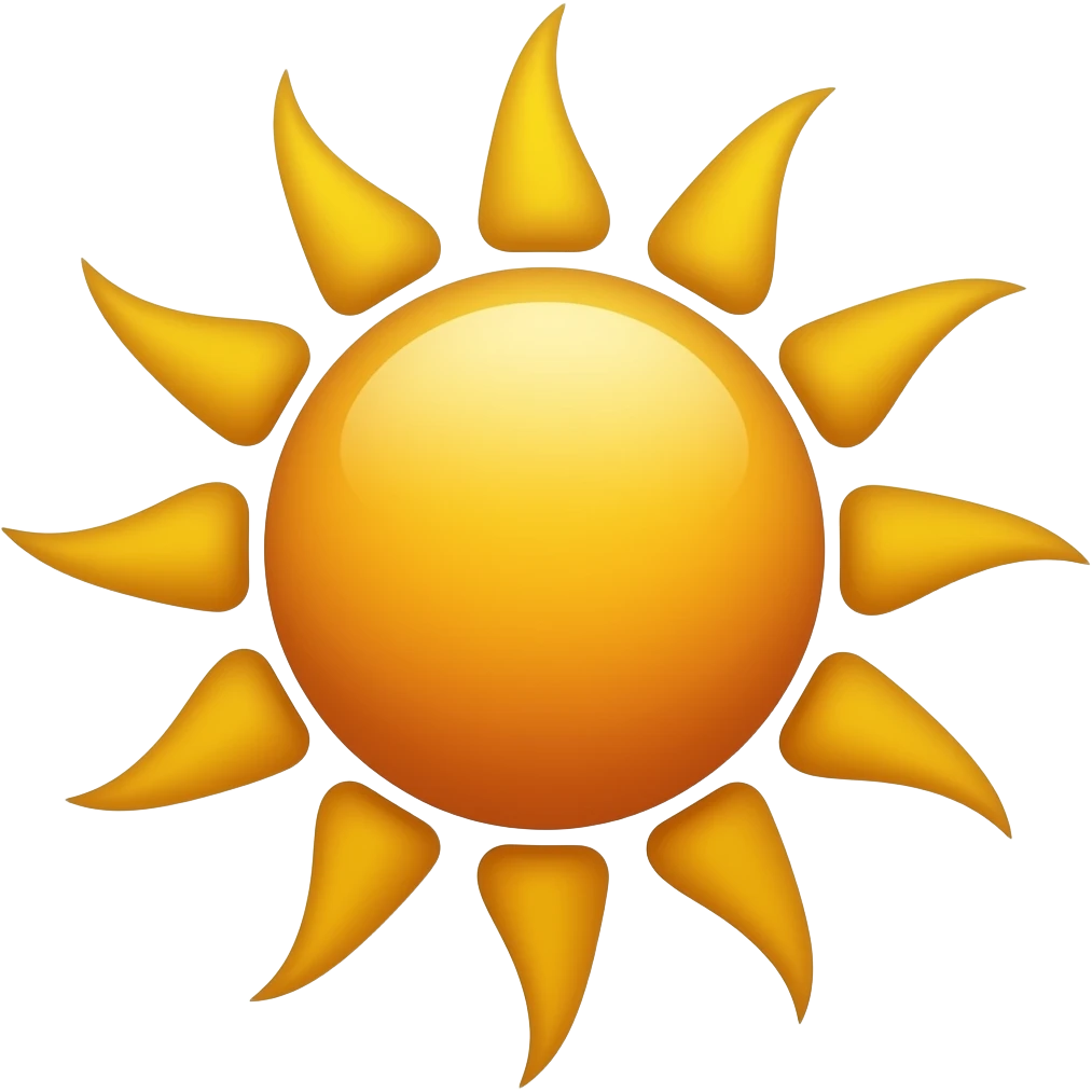 sun pattern emoji