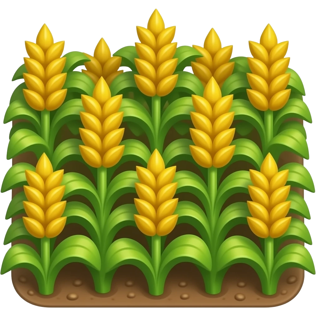Crop field emoji tile for video game emoji