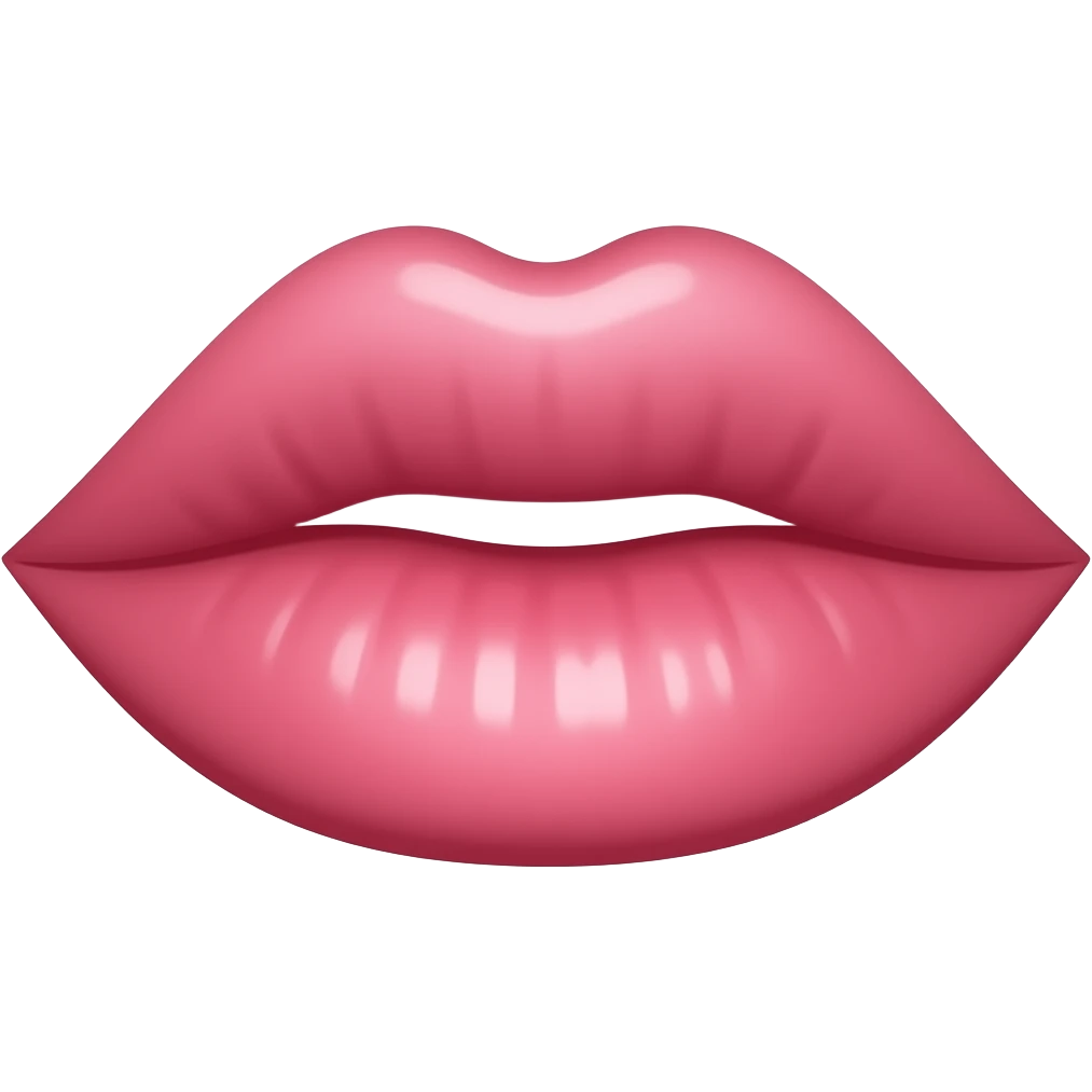 Bacio rosa emoji