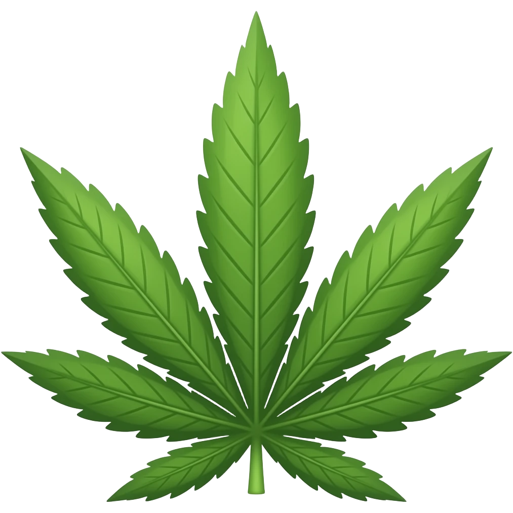 Weed leaf emoji