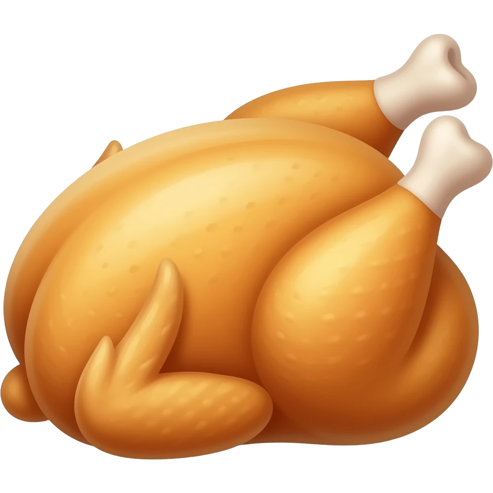 cooked chicken emoji