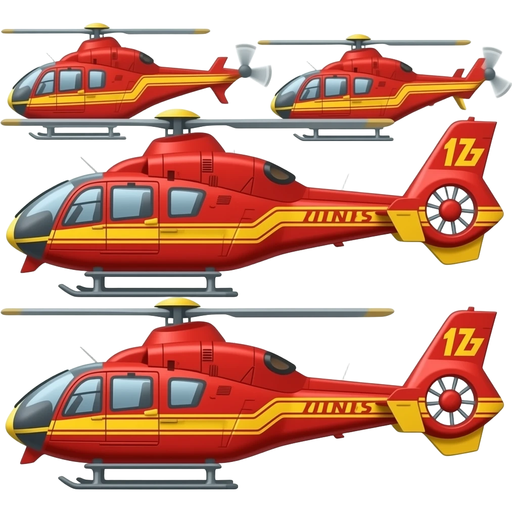 firefighting helicopters emoji