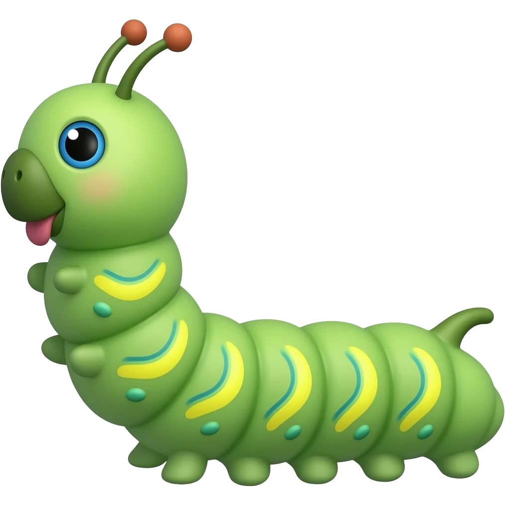 Caterpillar emoji
