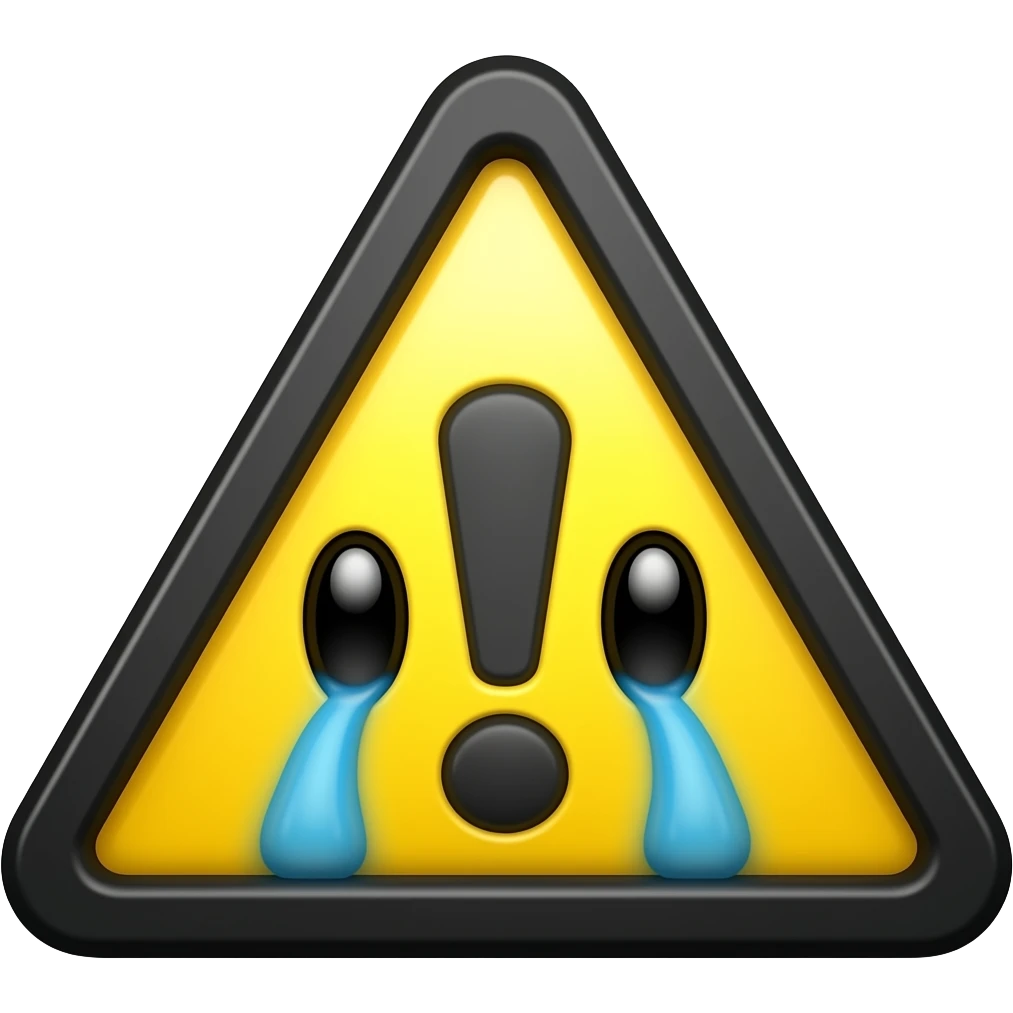 ⚠️😭🔊 emoji