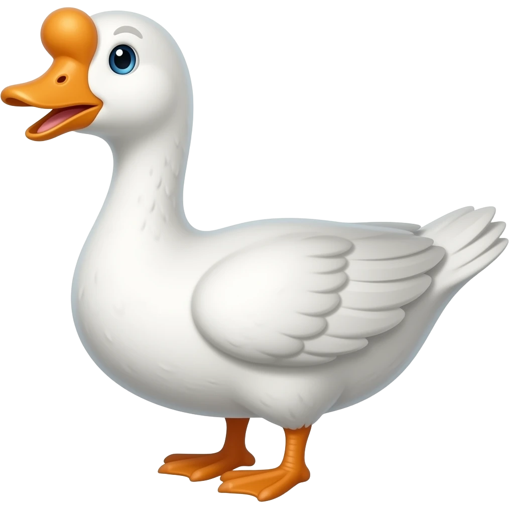 смешной гусь emoji