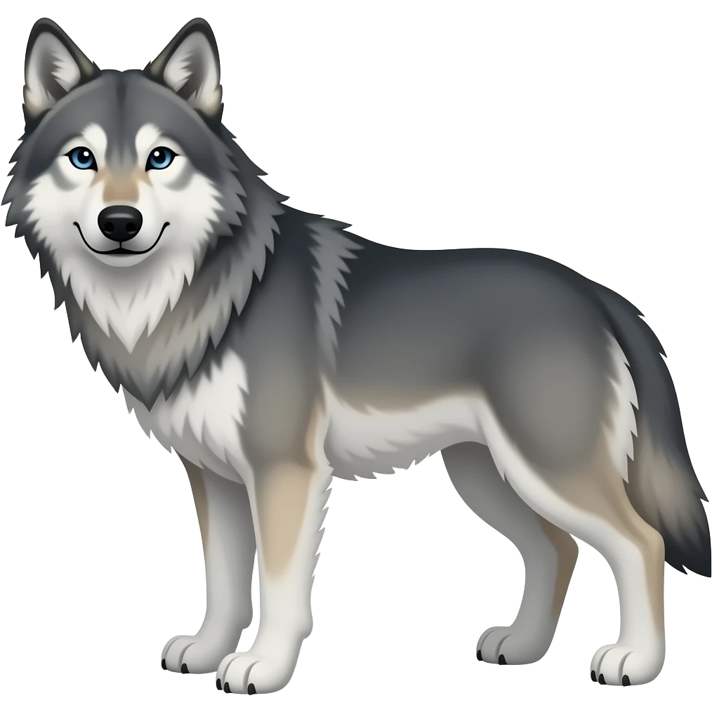 Alpha wolf emoji