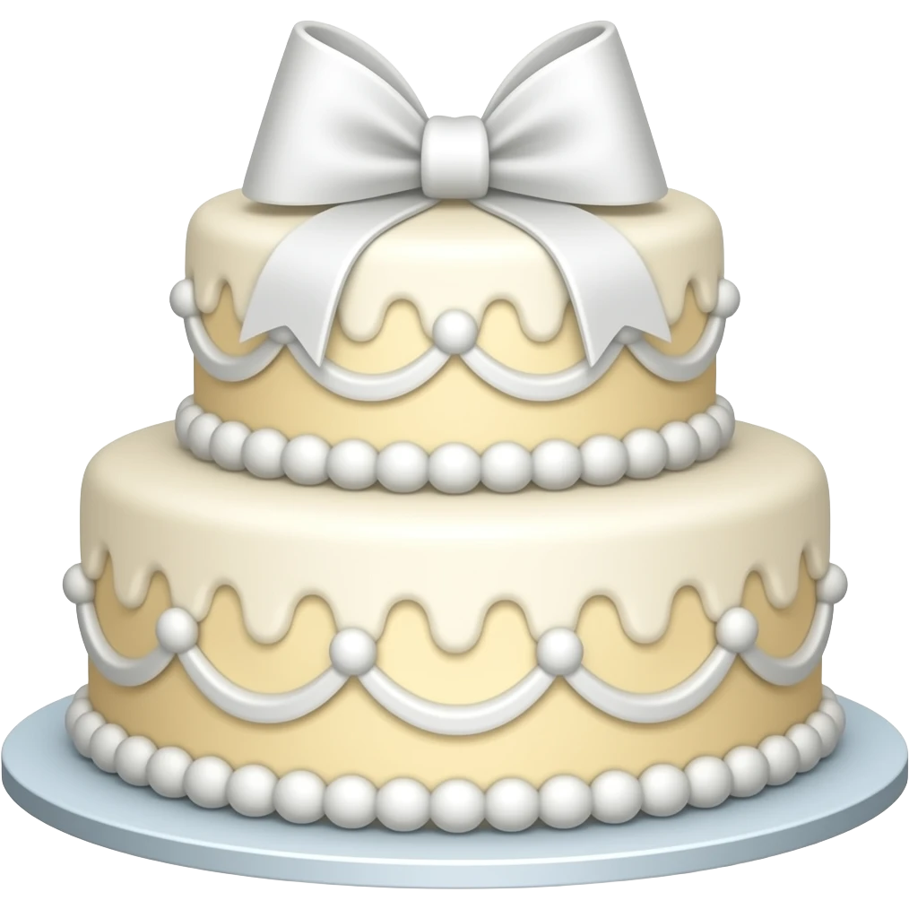 Wedding cake emoji