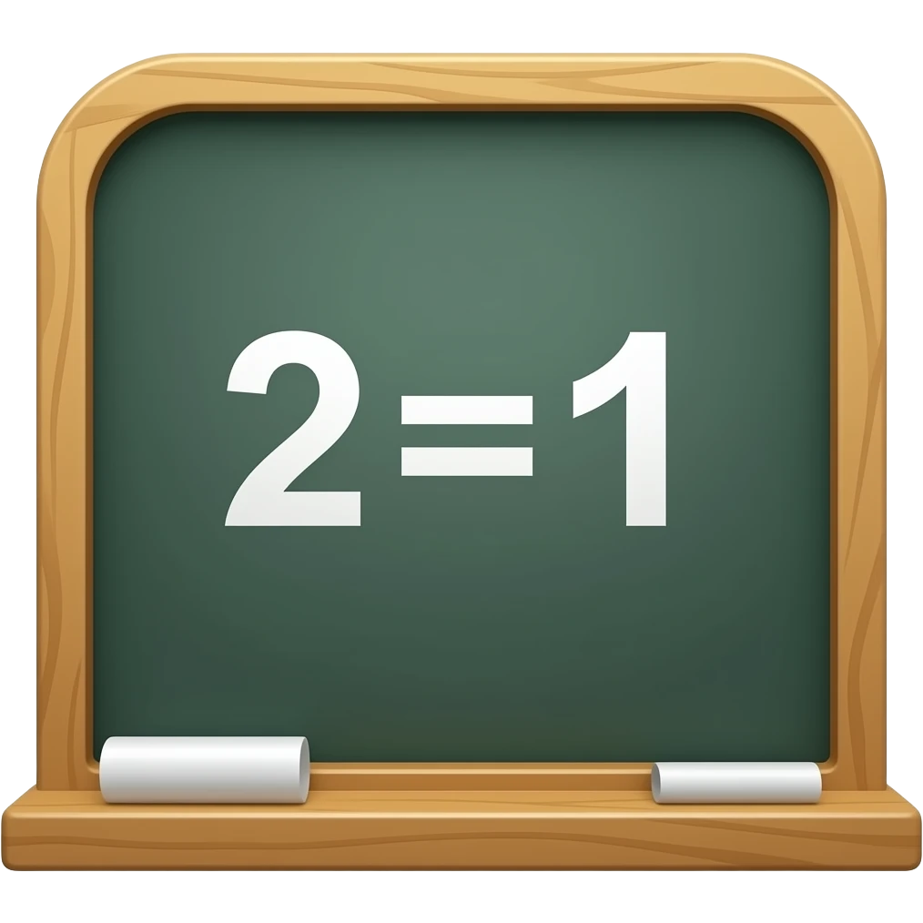 2=1 emoji