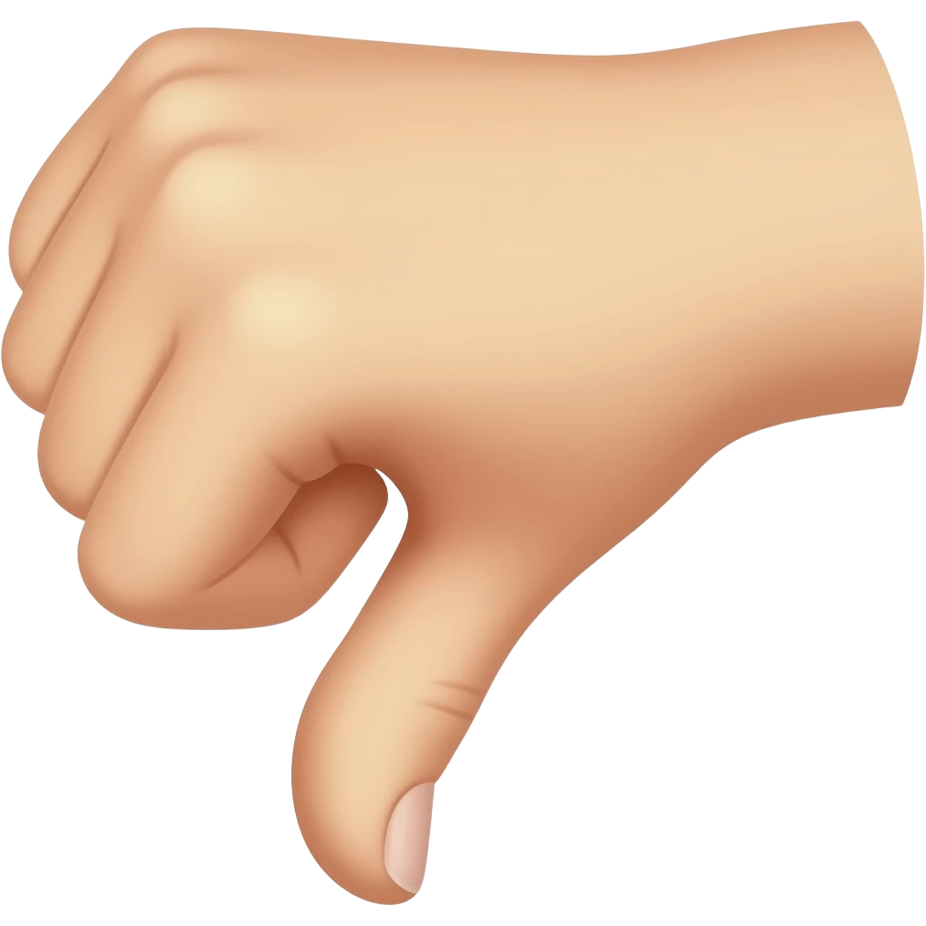 Put one finger down emoji