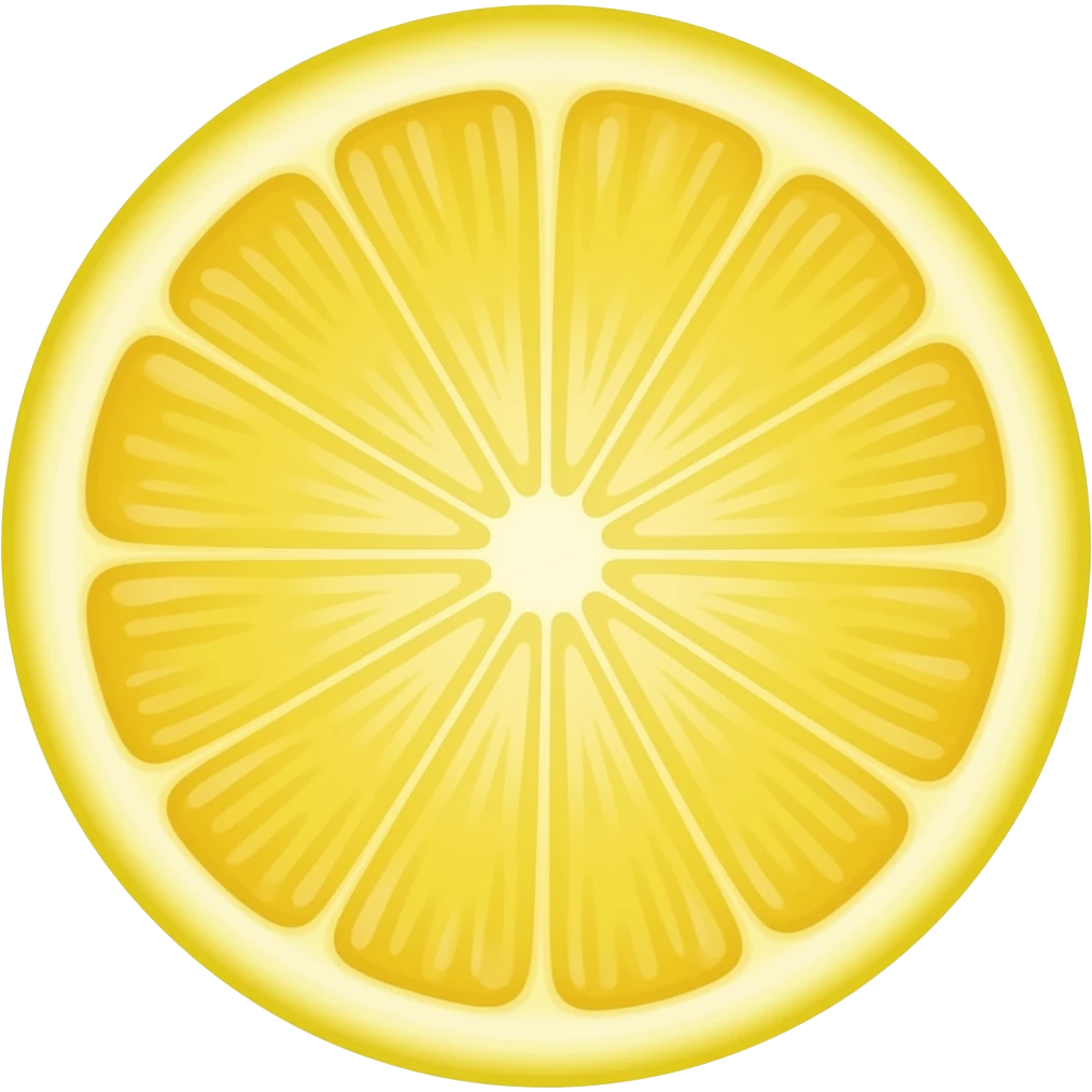 slice lemon emoji