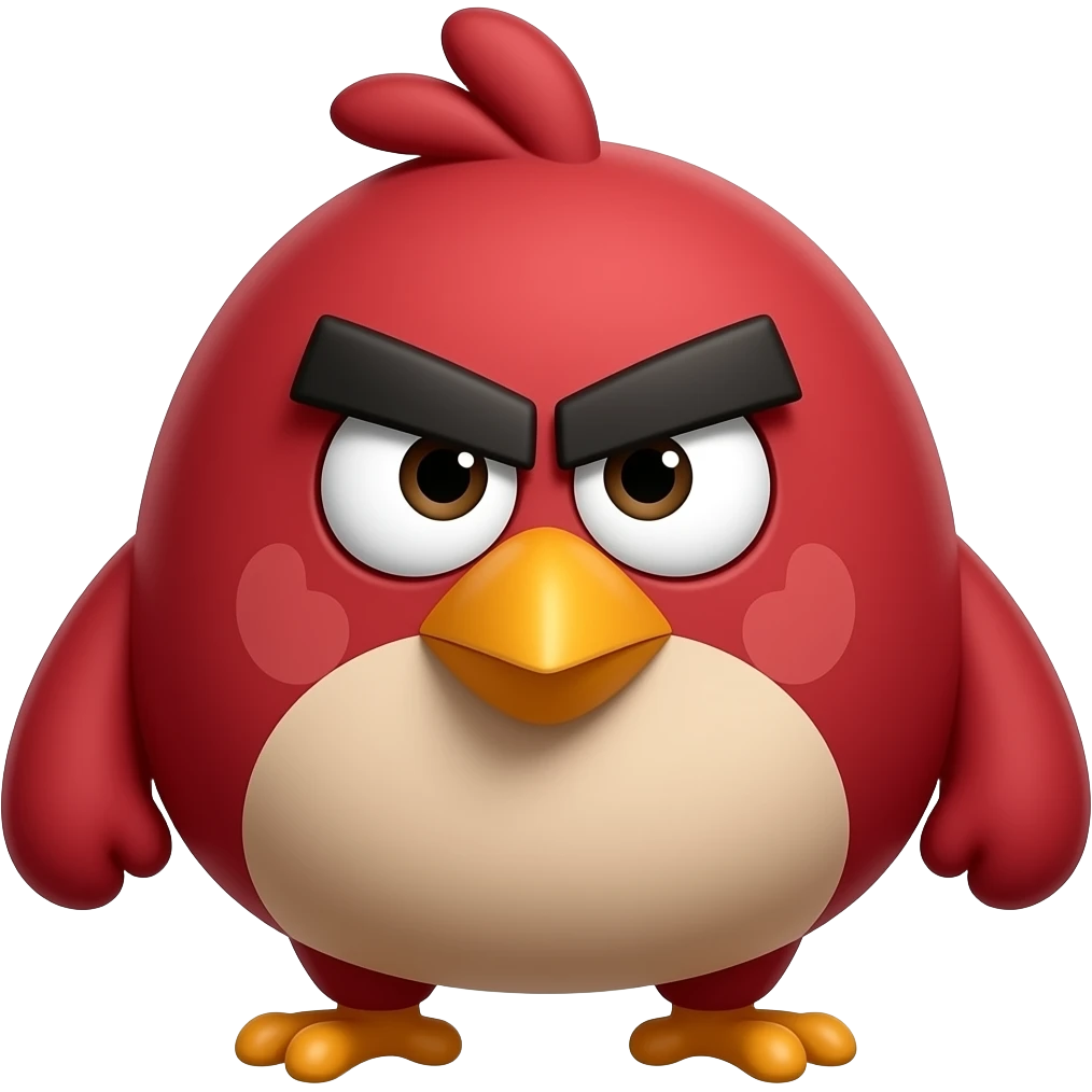 angry bird emoji