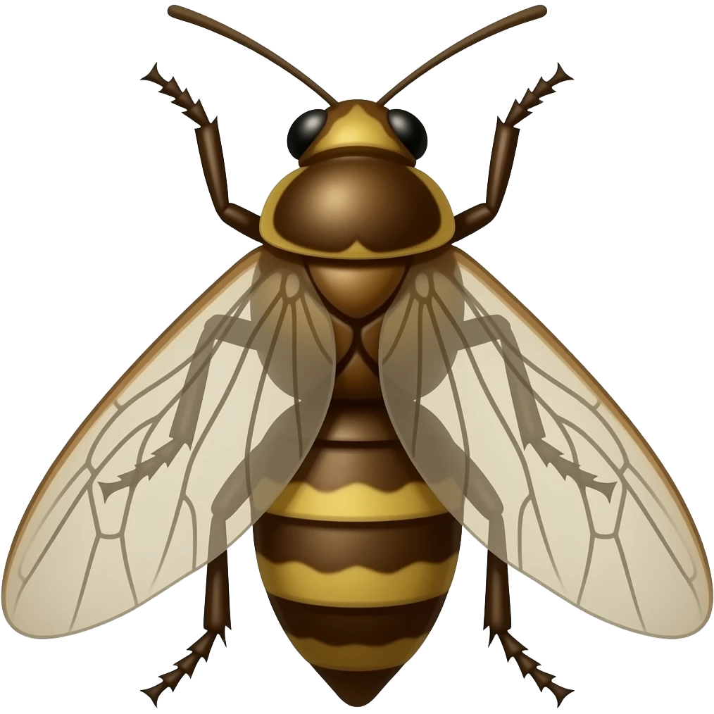 cartoonish style firefly emoji