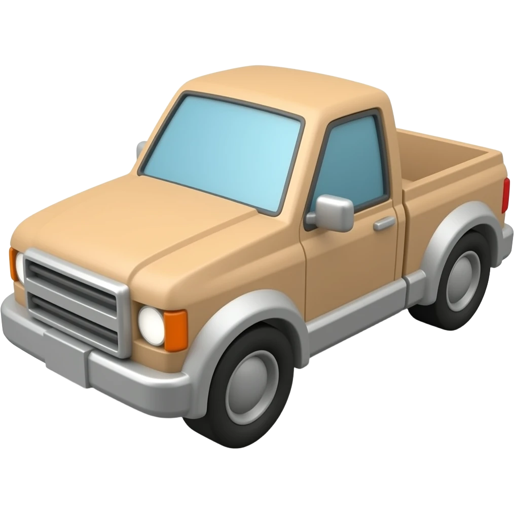 lowpoly pickup emoji