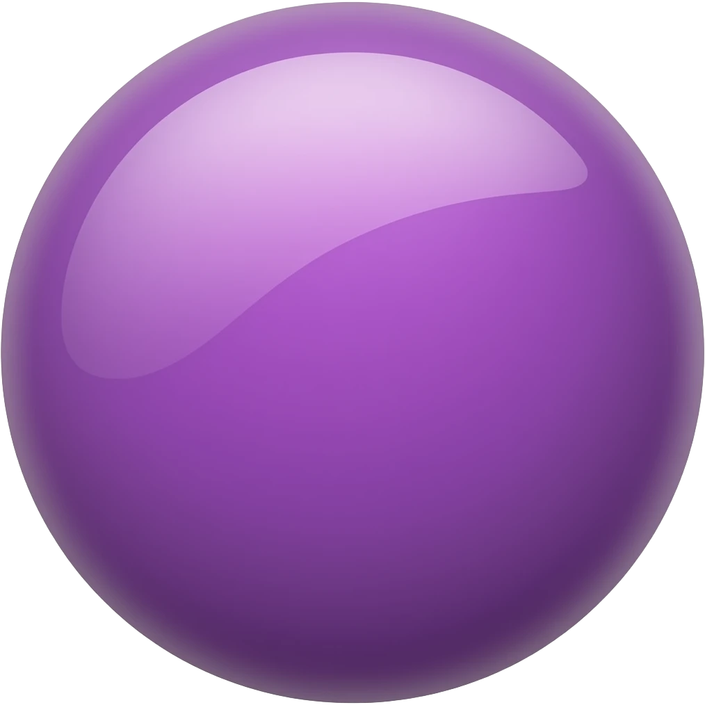 a purple skittle emoji