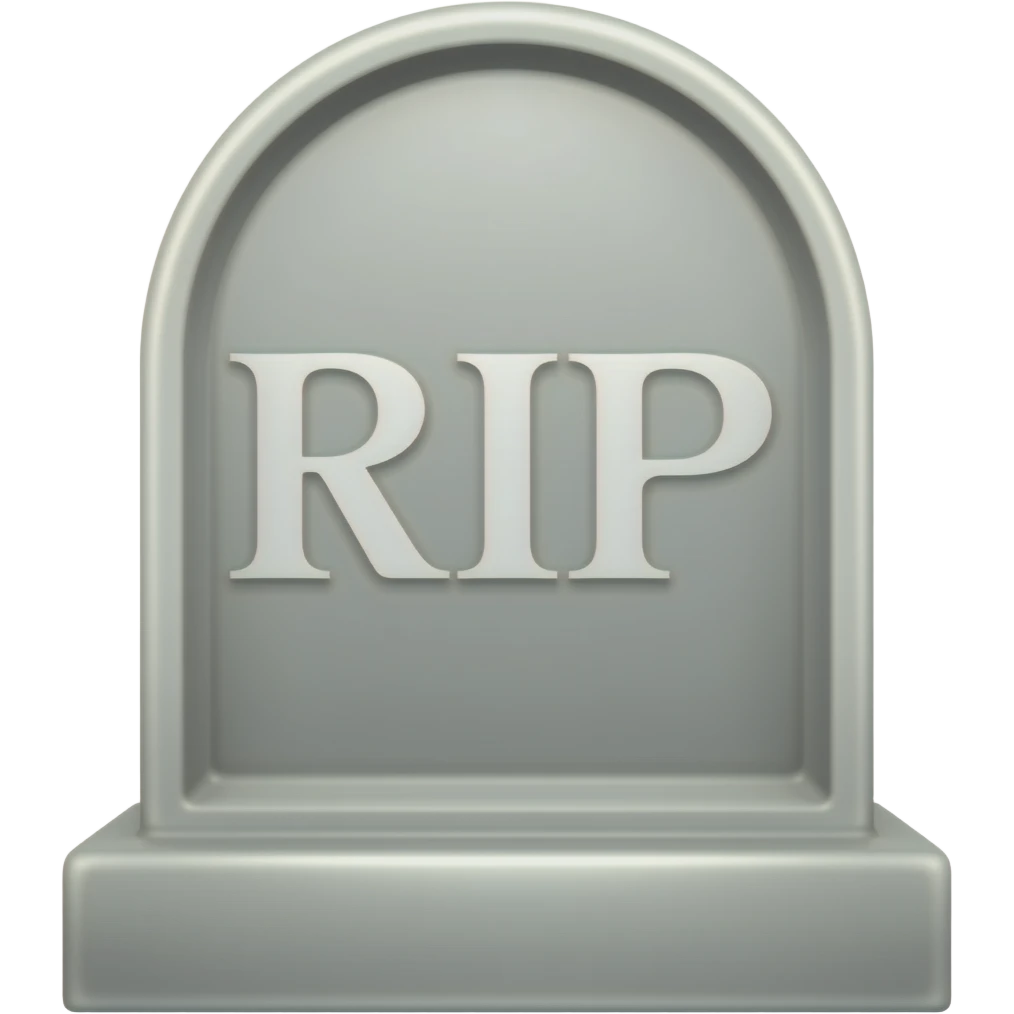 rip headstone emoji