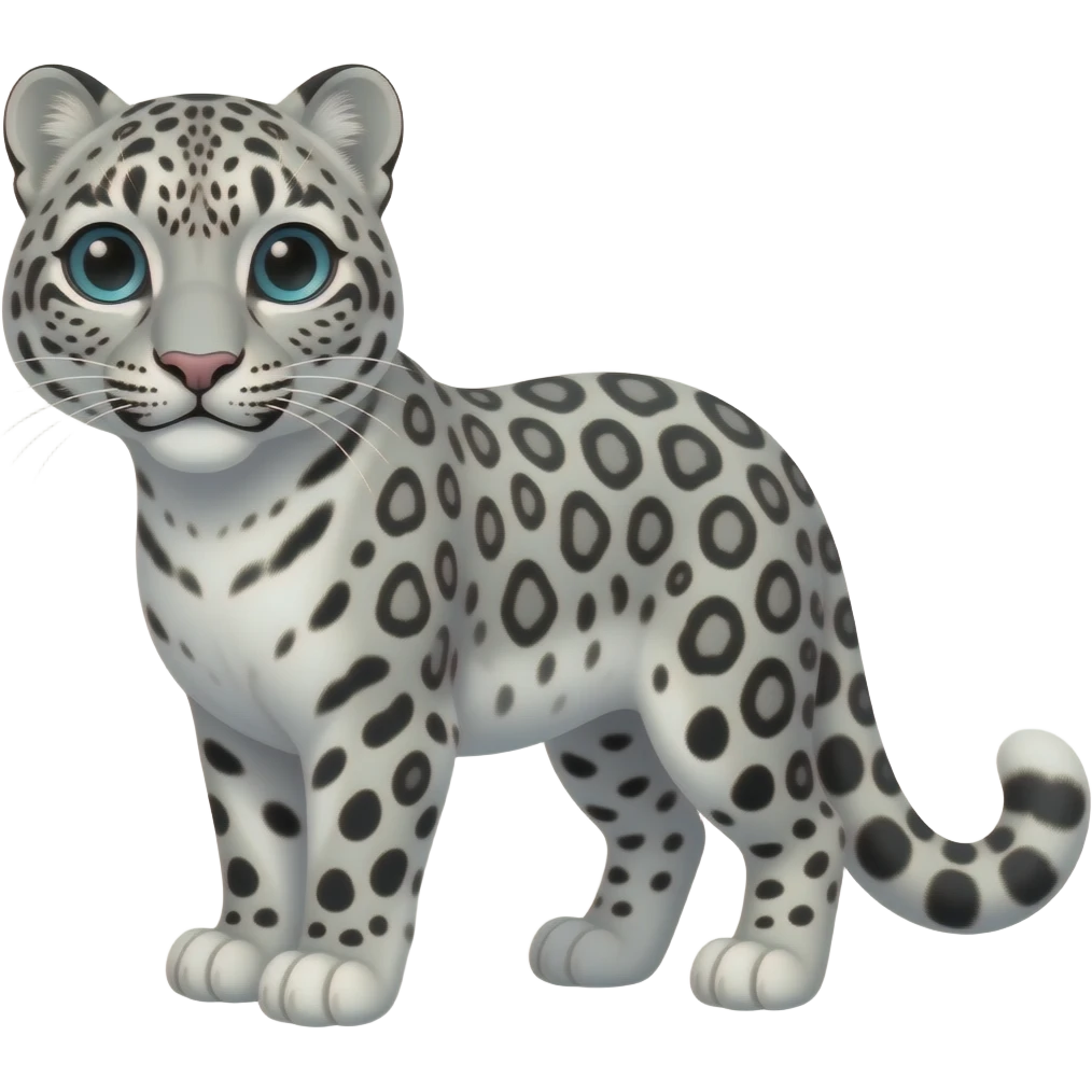 Snow leopard emoji