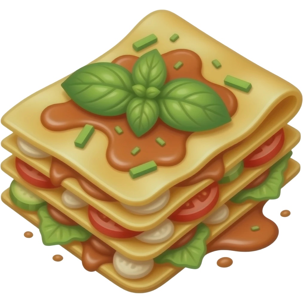 Vegetarian Lasagna emoji