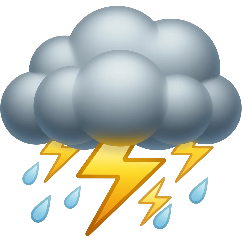 thunder emoji