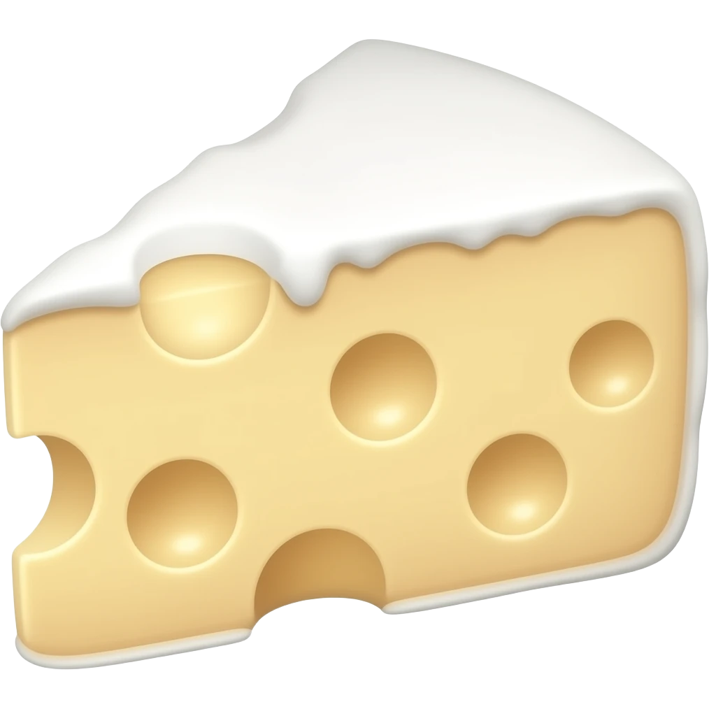 Queijo branco qualho emoji