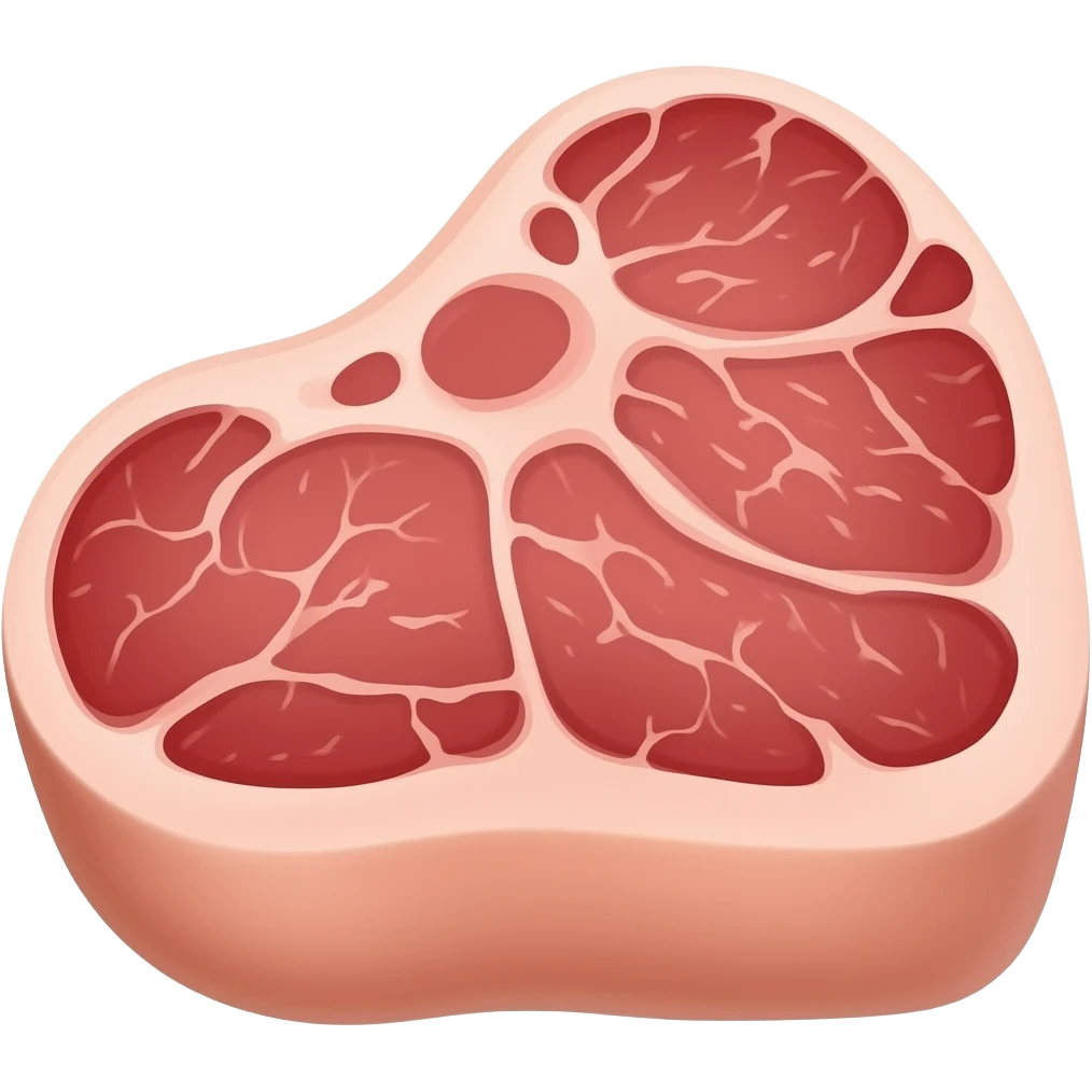 red meat emoji