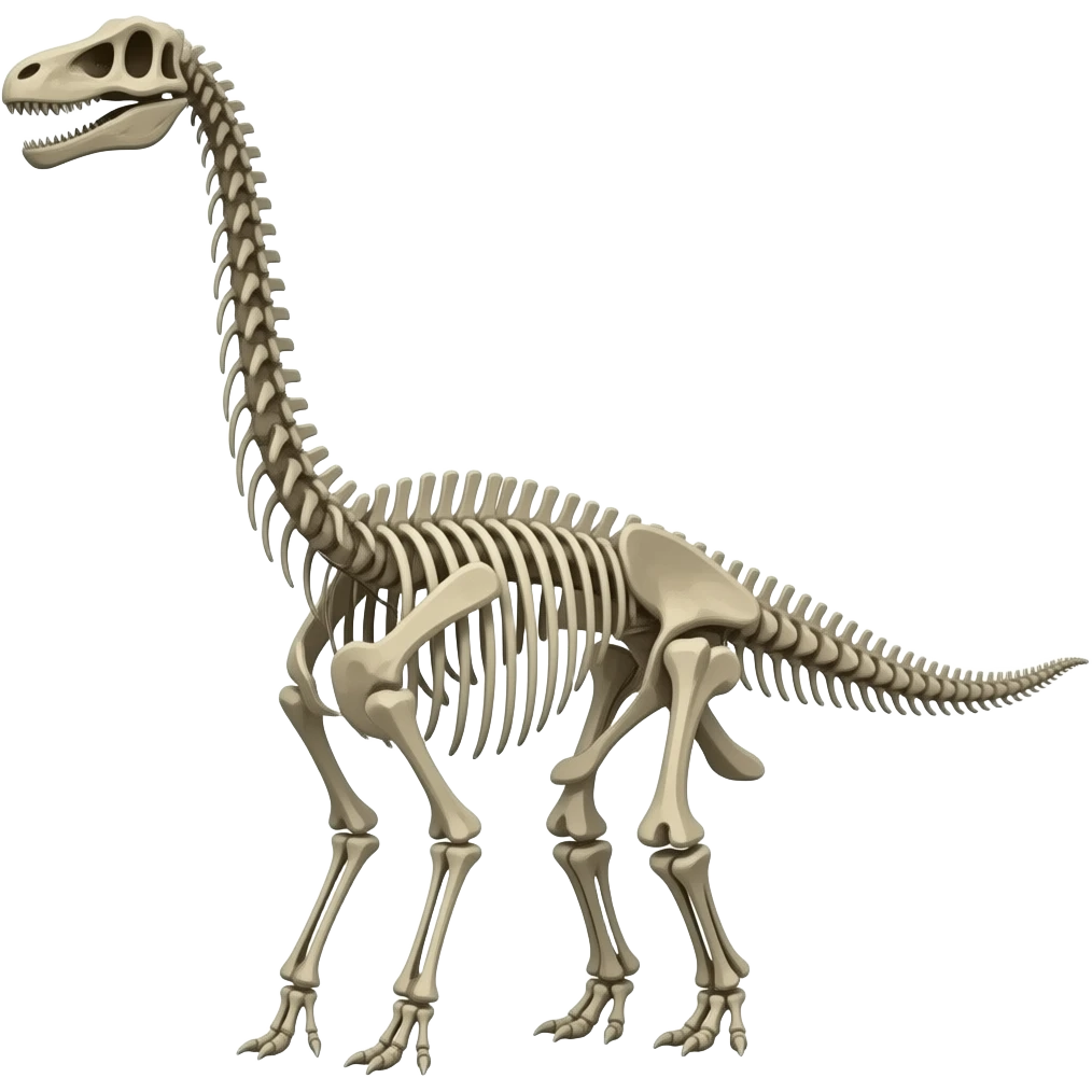 skeleton brachiosaurus emoji