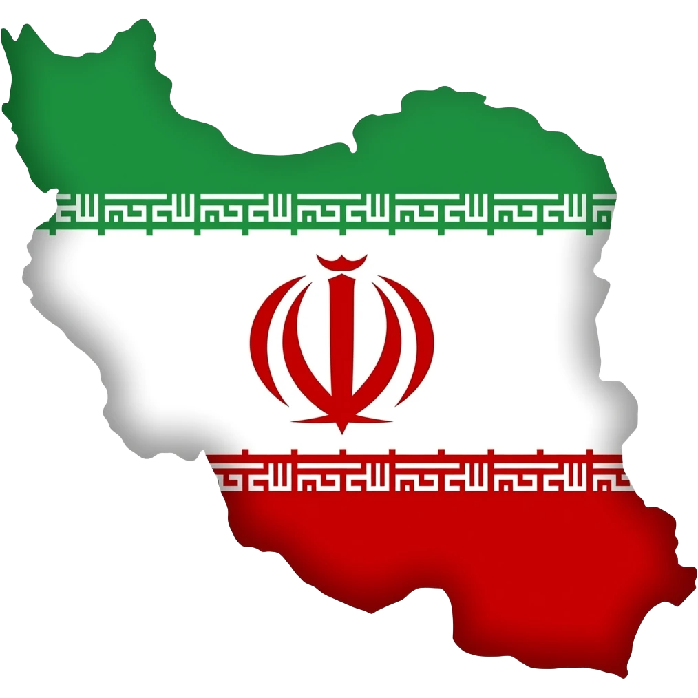 ایموجی نقشه ایران ساده بدون پرچن emoji