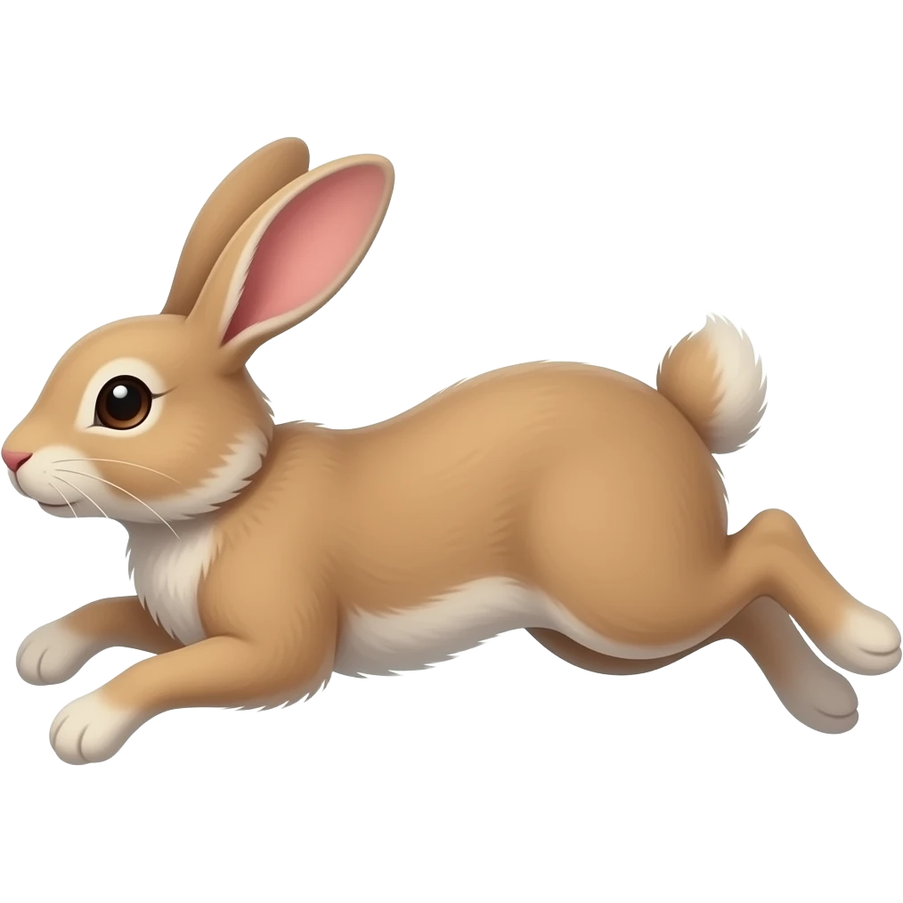 Rabbit running emoji
