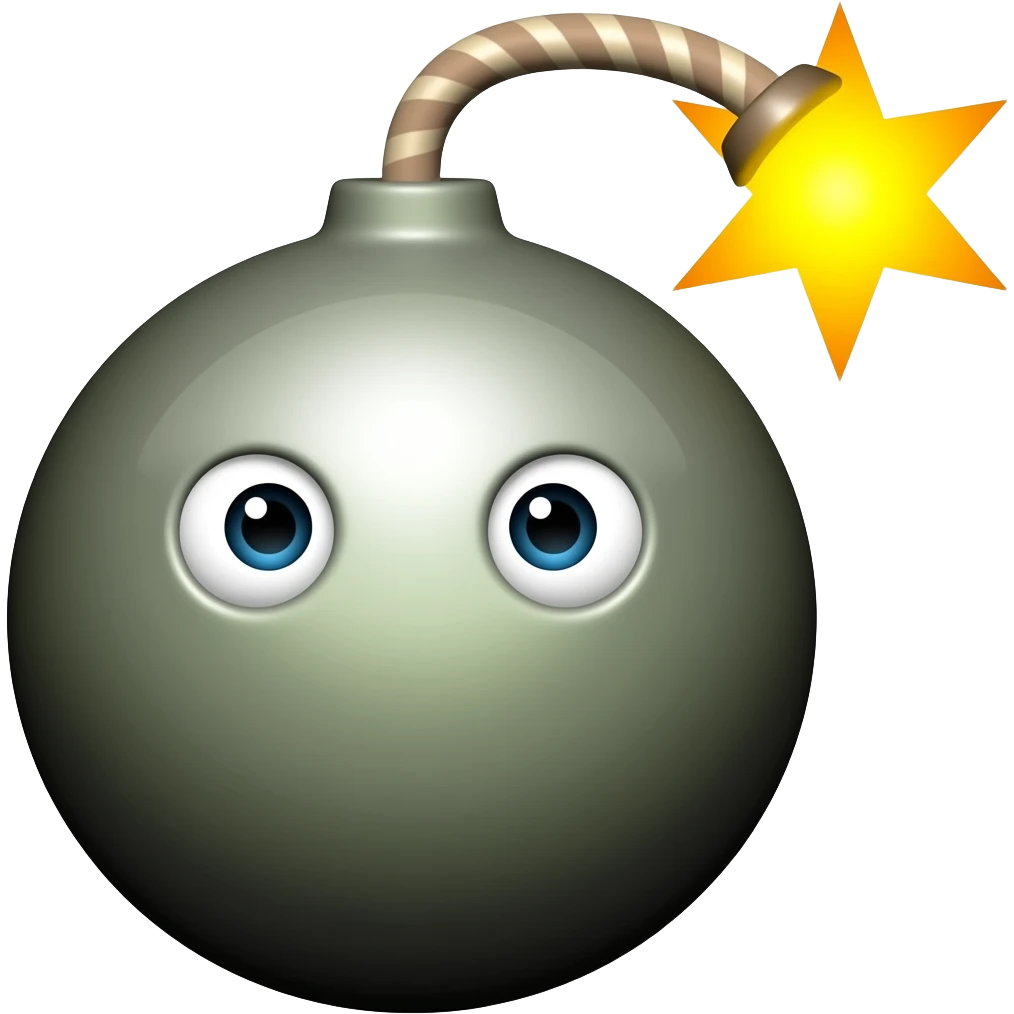 bomb emoji