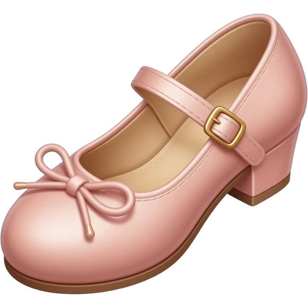 cute preppy pretty tap shoe for dance emoji