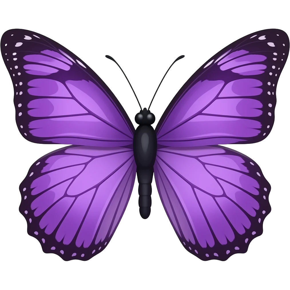 💜🦋 emoji