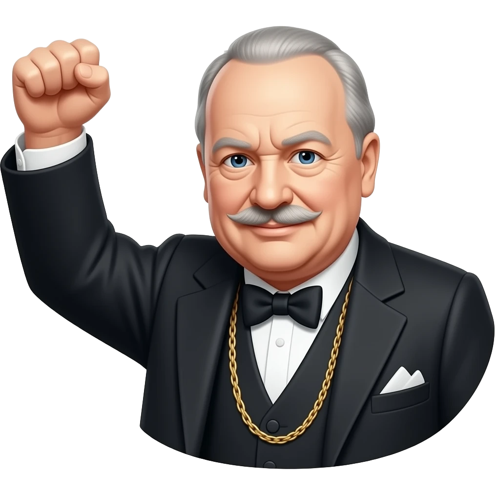 winston churchill victory emoji