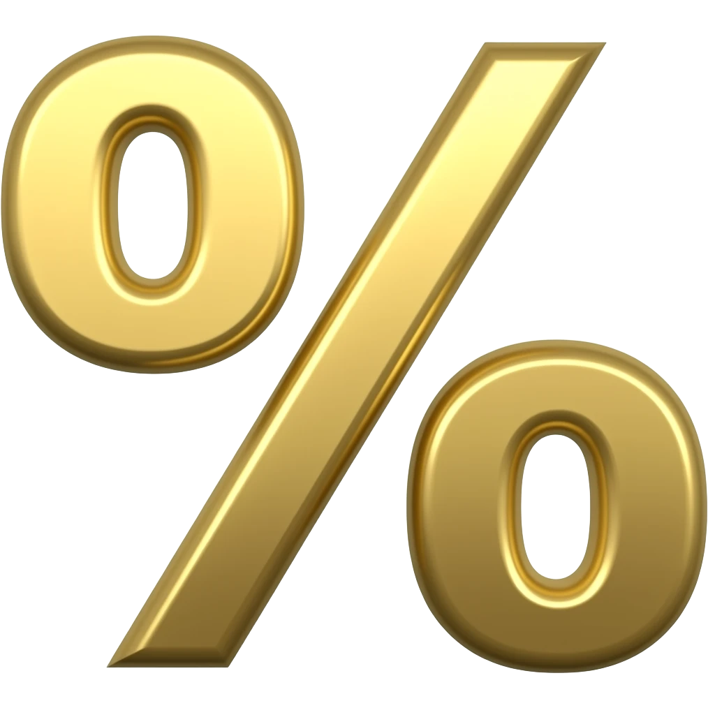 1 % emoji
