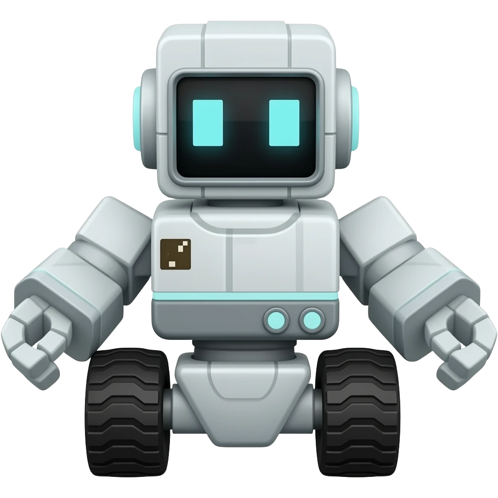 delivery robot minecraft emoji