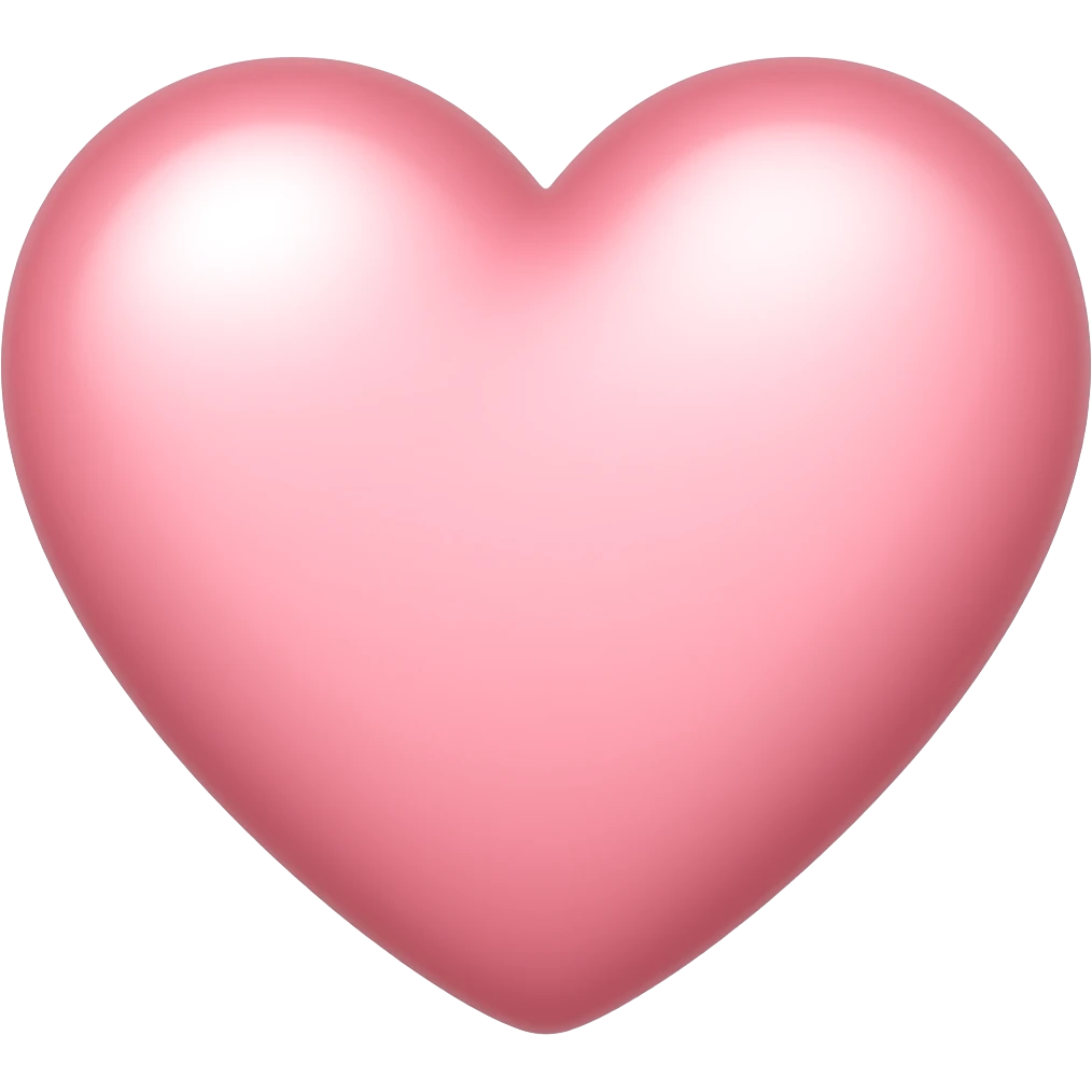 pale pink heart emoji