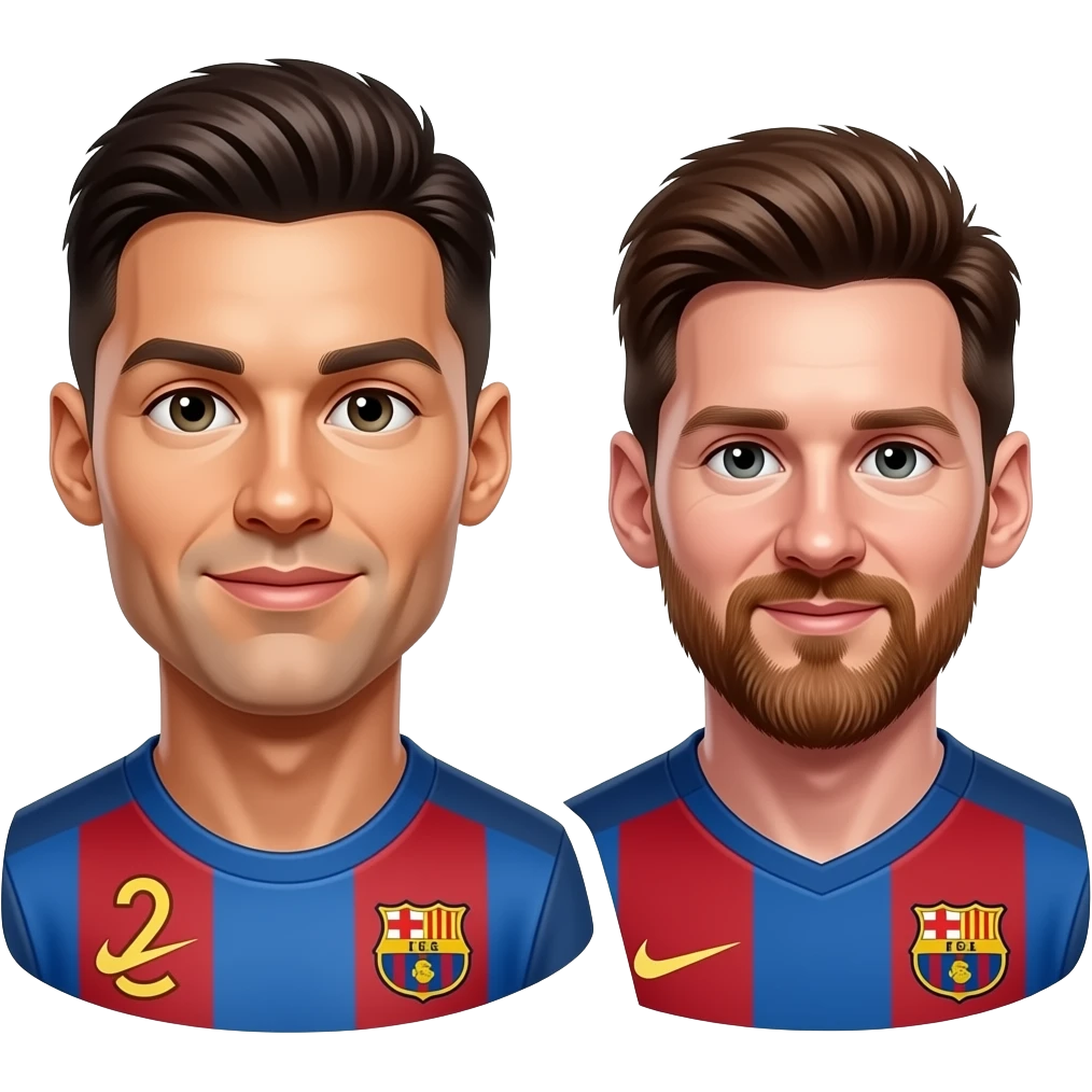 Cr7 and messi emoji