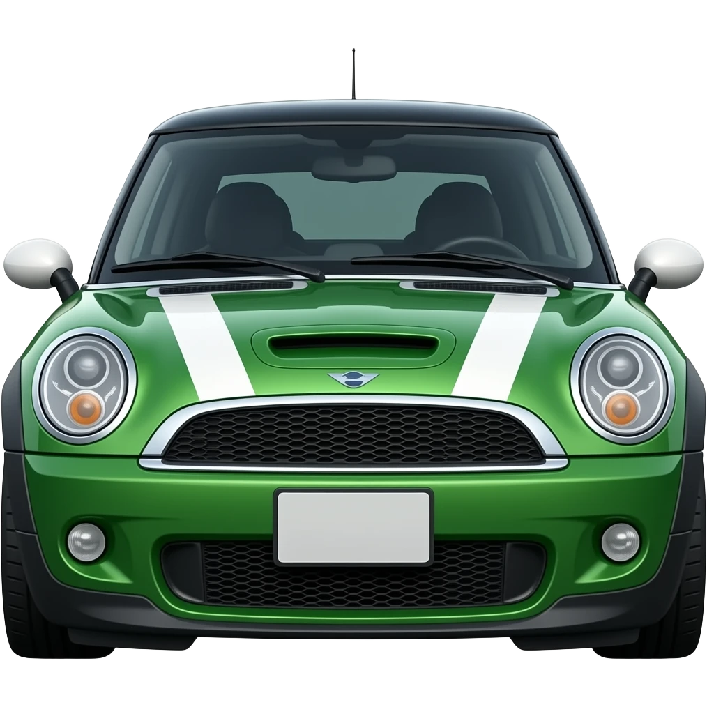 green Mini Cooper S R53 emoji