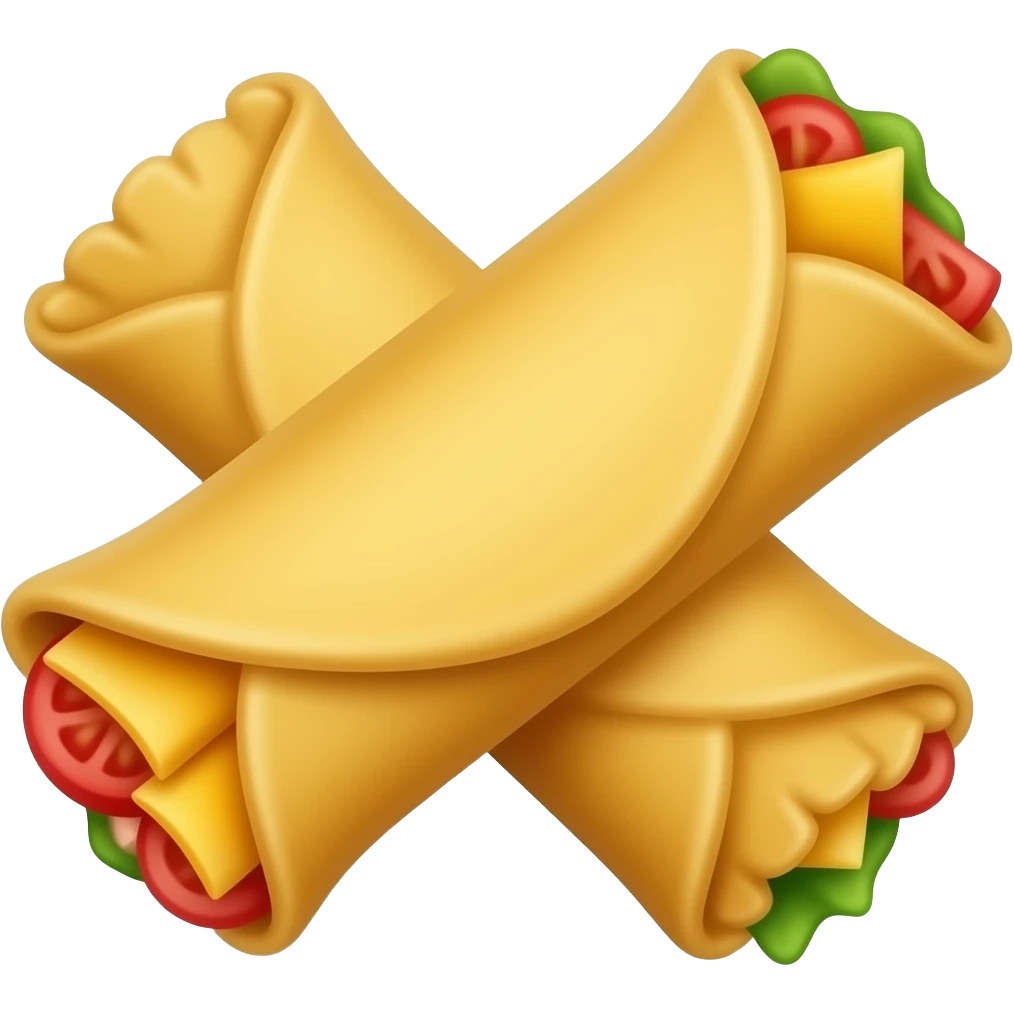Mexican flautas emoji food emoji